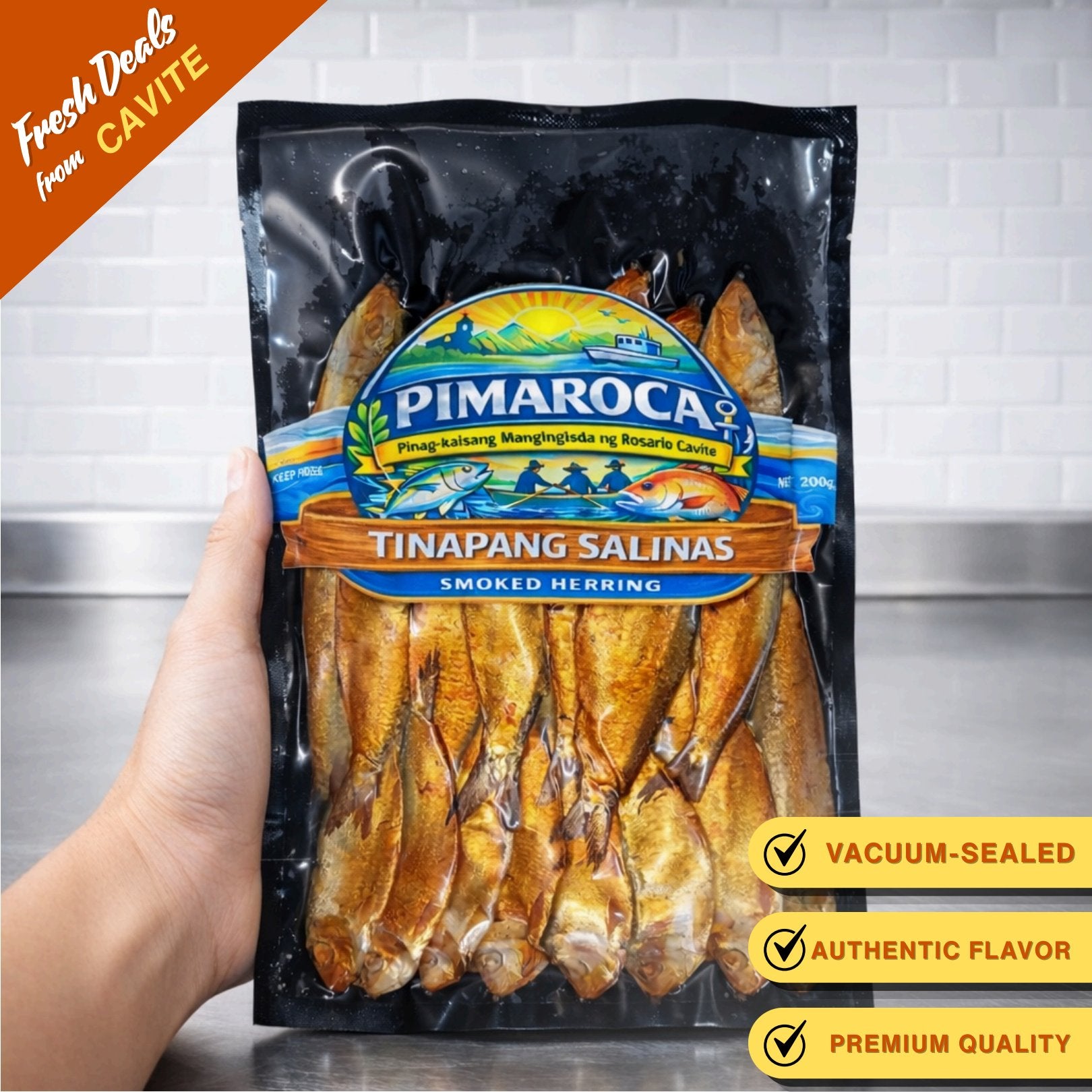 Tinapang Salinas (Smoked Herring)