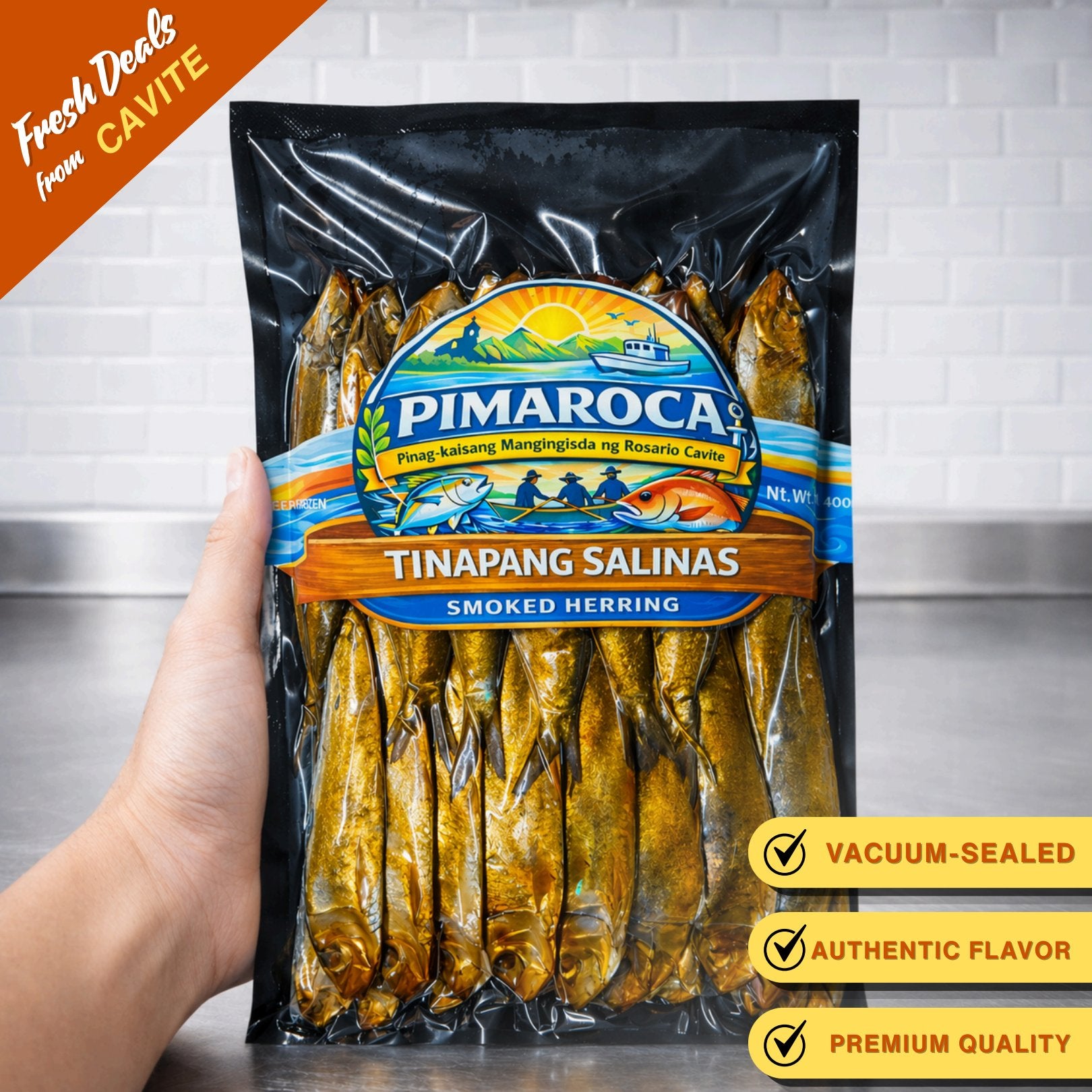 Tinapang Salinas (Smoked Herring)